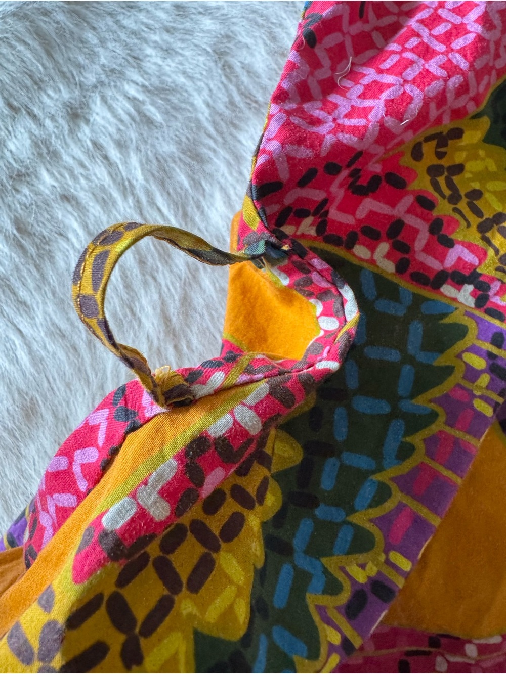 FARM Rio Yellow Multi-Print Belted Mini Dress - Picture 9 of 14